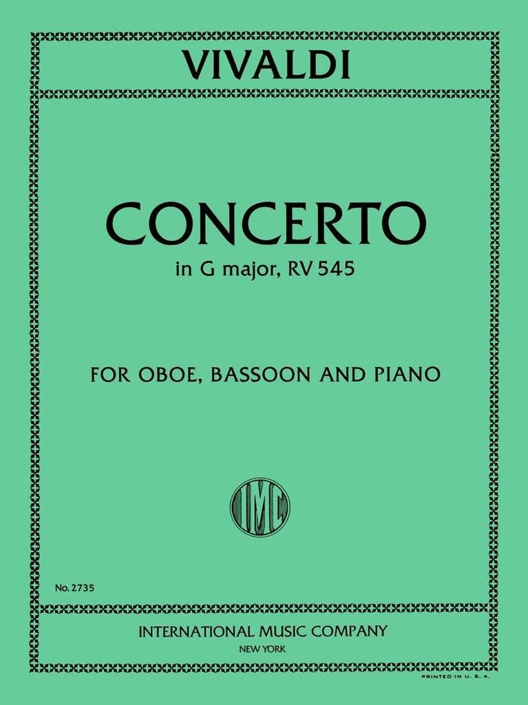 Concerto Sol F Xii N. 36 (Fuessl)